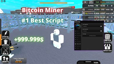 bitcoin miner script inf money
